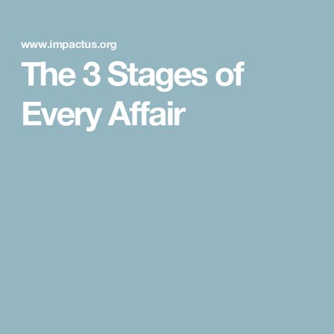 The 3 Stages of Every Affair Surviving An Affair, Extramarital Affair Quotes Feelings, A Family Affair, Having An Affair Quotes, How To End An Affair, Getting Over An Affair, Affair Quotes, After The Affair, Emotional Affair