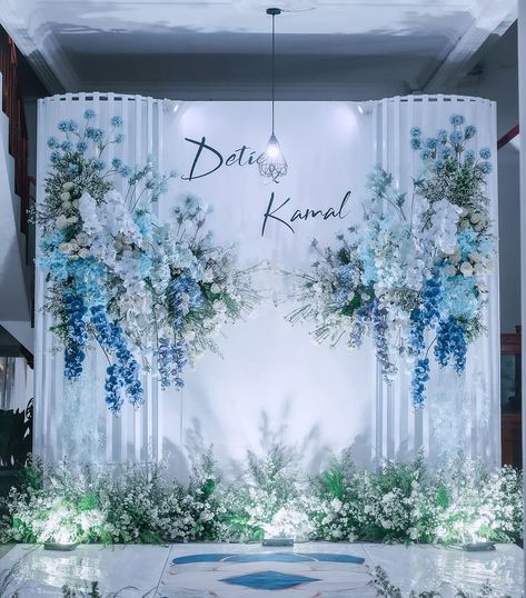 Dekor Siraman, Dekor Engagement, Decor Lamaran, Dekor Lamaran, Wedding Stage Decor, Reception Backdrop, Wedding Motifs, Minimalist Wedding Decor, Wedding Reception Backdrop