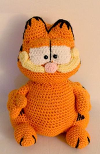 Free Amigurumi Crochet Pattern for Garfield Kat Haken, Bandeau Au Crochet, Crochet Cat Toys, Cat Amigurumi, Pola Amigurumi, Bonnet Crochet, Haken Baby, Ideas Crochet, Crochet Baby Hats