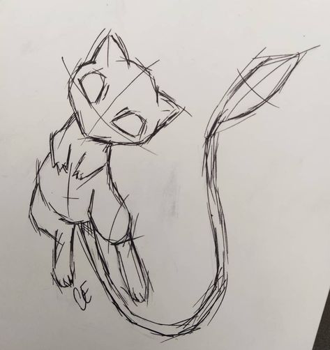 Pokemon Mew, Pokemon Sketch, Art Tools Drawing, Pokemon Drawings, Mini Drawings, Book Art Drawings, Art Tutorials Drawing, Art Drawings Sketches Simple, Cool Art Drawings