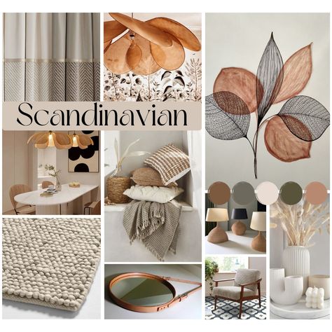 Embrace the cozy simplicity of Scandinavian design. Dive into our moodboard for inspiration and let's transform your space together. 🏡✨ #aarambhdesignstudio #decoratewithaarambh #scandinaviandesign #scandinavianhome #scandinavianinterior #luxurylife #luxurylifestyle #interiordecoration #luxurydecor #interiordecor Scandinavian Theme Interior Design, Scandinavian Mood Board Interior Design, Scandinavian Moodboard, Scandinavian Palette, Scandinavian Cafe, Scandinavian Interior Living Room, Interior Presentation, Interior Design Sketchbook, Mood Board Interior