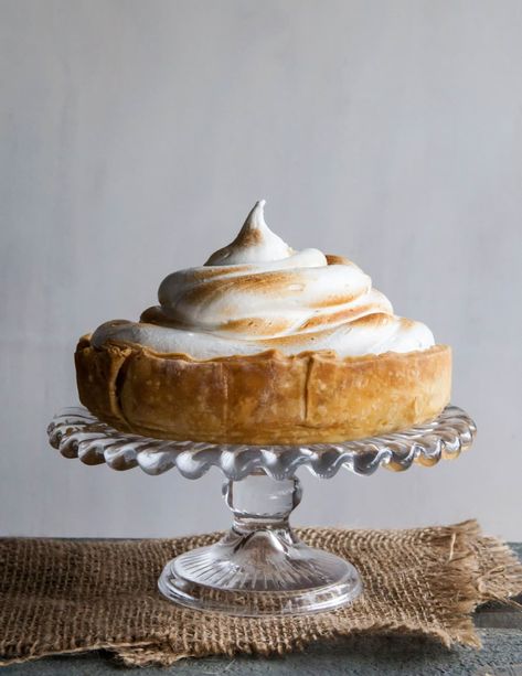 Recipe: Deep-Dish Pumpkin Meringue Pie | Kitchn Pumpkin Meringue, Dessert Pie Recipes, Meringue Pie Recipes, Thanksgiving Pumpkin Pie, Pumpkin Pie Smoothie, Best Pumpkin Pie, Vegan Pumpkin Pie, Thanksgiving Pies, Pumpkin Treat