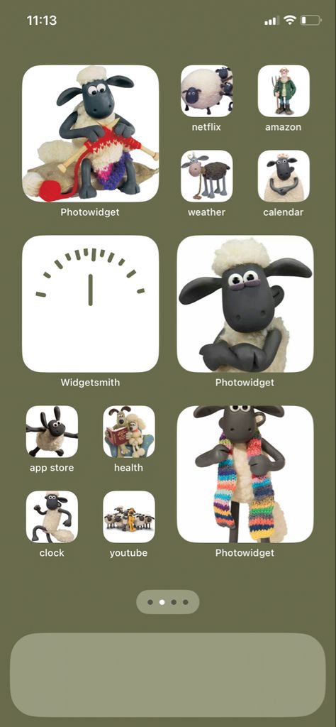 Shaun The Sheep, Phone Inspo, The Sheep, Home Screen, Sheep, Snoopy, Layout, Screen, Fictional Characters