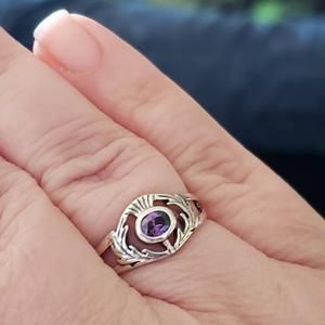 Celtic Jewelry – Celtic Crystal Design Jewelry Thistle Jewellery, Outlander Jewelry, Thistle Ring, National Emblem, Jewelry Nature, Scottish Jewellery, Celtic Knot Ring, Scottish Thistle, Celtic Rings