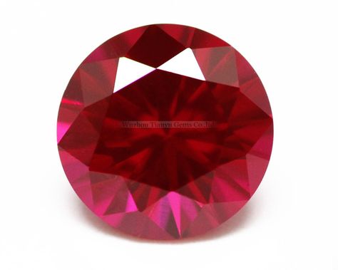 Red Lab, Ruby Jewelry, Ruby Gemstone, Faceted Gemstones, Diamond Cut, Bright Red, Lab Grown, Lab Grown Diamonds, Gemstone Jewelry