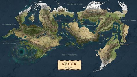 Fictional World Map, Rpg World Map, Imaginary Maps, Earth Map, Fantasy Map Making, Create Your Own Adventure, Map Maker, Dnd World Map, Fantasy World Map