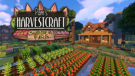 Overview - Pam's HarvestCraft - Mods - Projects - Minecraft CurseForge Minecraft Materials, Vanilla Minecraft, Minecraft Addons, Minecraft Garden, Minecraft Food, Mc Mods, Harvest Crafts, Minecraft Forge, Bangunan Minecraft