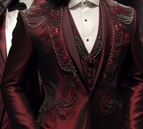 Vampire Aesthetic Suit, Vampire Clothing Male, Vampire Prom Suit, Christmas Male Outfits, Male Ballroom Outfit, Gothic Suits Men Victorian, Vampire Suit Men, Vampire Core Outfits Male, Victorian Vampire Aesthetic Male