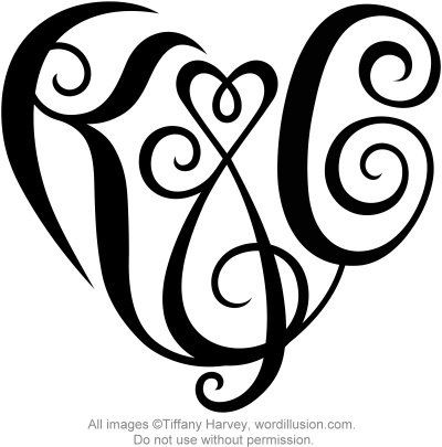 Script Tattoos, Heart Drawings, J Tattoo, A Tattoo Design, Monogram Hearts, Shape Tattoo, Monogram Tattoo, Initial Tattoo, Tree Of Life Tattoo