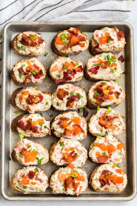 Cream Cheese Bruschetta Bread is the perfect dish for any occasion! Whether it's game day or a bridal shower, this easy-to-make appetizer is sure to be a crowd-pleaser. Add some flair to your Super Bowl party or any gathering with the delicious taste of Cream Cheese Bruschetta Bread! Punch With Sherbet, Pink Party Punch, Bruchetta Appetizers, Bruschetta Bread, Bruschetta Bites, Cheese Bruschetta, Party Bread, Easy Bruschetta, Cream Cheese Appetizer