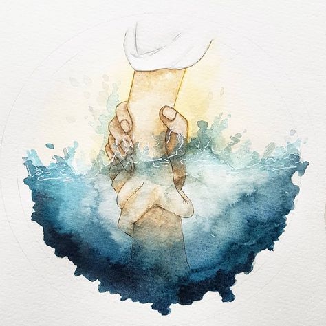 87 Likes, 4 Comments - IllustratedByTara | Bible Art (@illustratedbytara) on Instagram: “Have you been affected by the recent floods? Or you feel youre in a storm?  Focus your eyes back to…” Gifts Christian, Christian Home Decor, Christian Home, A Storm, Bible Art, Christian Gifts, Your Eyes, Bible, Home Decor