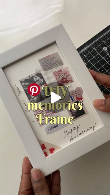 Diy Photo Frames For Best Friend, Gift Ideas For Friends Aesthetic, Friendship Scrapbook Ideas, Cute Gift Ideas For Friends, Scrapbook Birthday, Aesthetic Scrapbook, Homemade Birthday Gifts, Art Reels, A Gift For A Friend