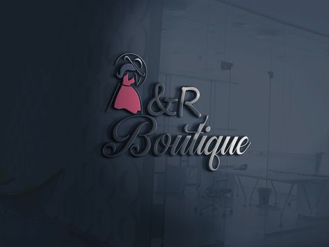 Boutique Logo Design Unique, Indian Boutique Logo Design, Logo For Dress Shop, Boutique Logo Design Fashion, Boutique Logo Design Women, Dress Shop Logo Design Ideas, Rr Logo, Kurdish Dress, Clothing Logo Design