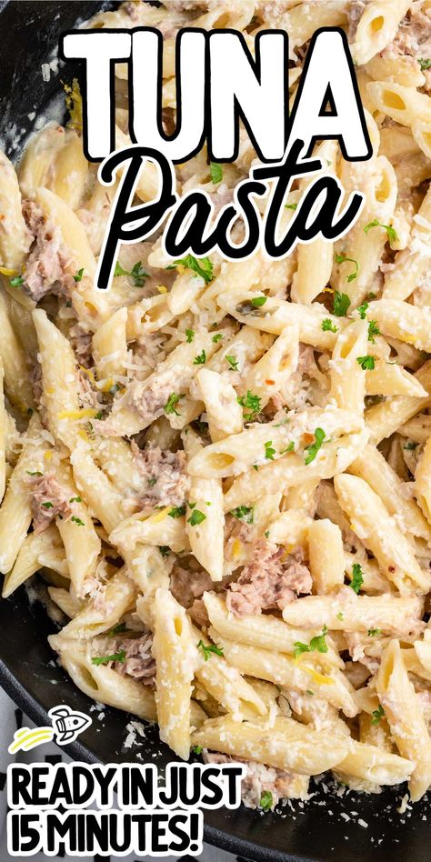 Tuna Dinner Ideas, Tuna Spaghetti Recipe, Delicious Entrees, Tuna Pasta Salad Recipes, Creamy Tuna Pasta, Salad Spinach, Tuna Pasta Salad, Pasta Ideas, Healthy Foods To Make