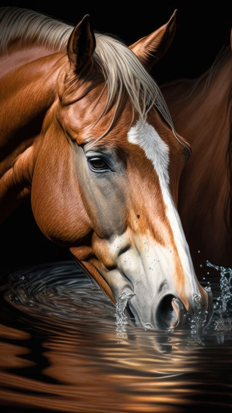 Colorful Horse Painting, Horse Art Drawing, Beautiful Horses Photography, Horse Artwork, Horse Wallpaper, Most Beautiful Horses, Majestic Horse, Equine Art, Horse Photos