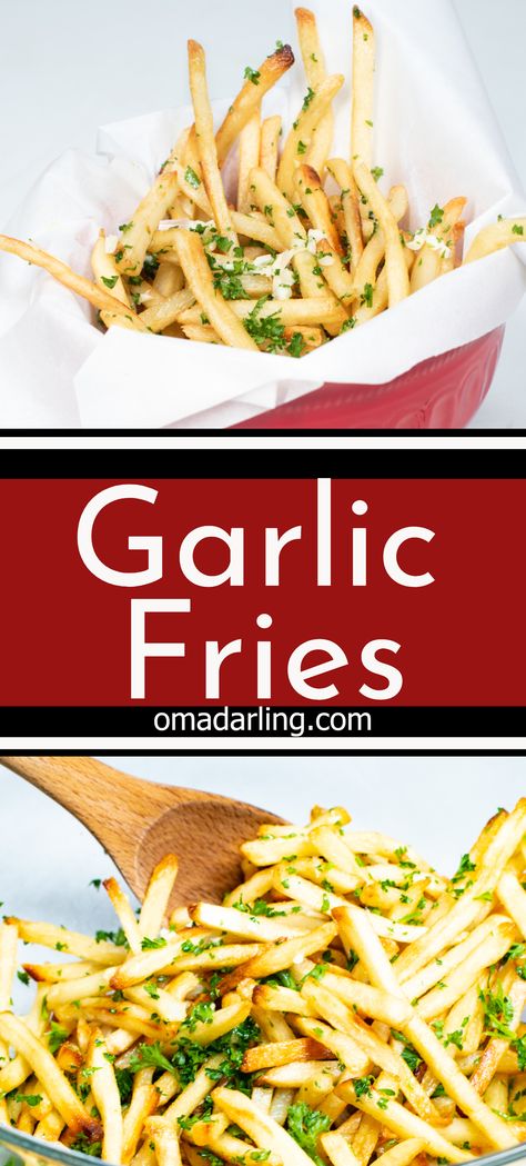 Garlic Fry Recipe, Italian Fries Recipe, Parmesan Garlic Fries Recipe, Italian French Fries, Garlic Butter French Fries, Garlic Park French Fries, Wendy’s Garlic Fries, How To Make Garlic Fries, Garlic Aioli Fries