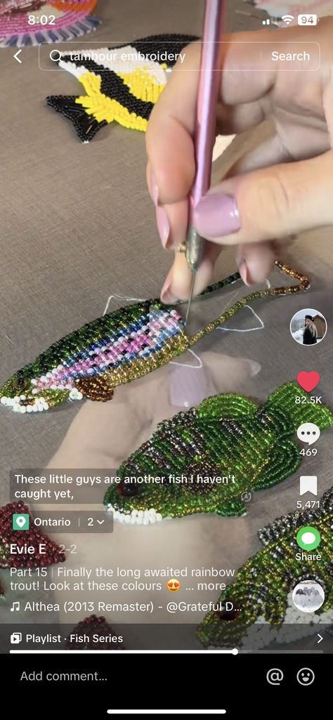 Beaded Fish Tutorial, Paint Board, Beaded Fish, Wearable Sculpture, Diy Shop, Beading Netting, Bead Embroidery Patterns, Painted Boards, Gcse Art