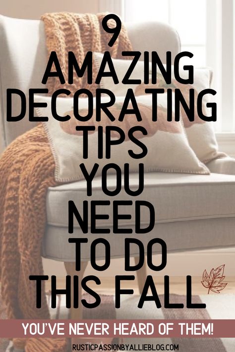 Do you love plaid decor, or autumn pumpkin fall decor? You will find the cutest farmhouse fall decor in this blog post. I'll give you 9 amazing tips you need to do when decorating this fall season. Whether you are looking to decorate your fall porch or living room wall decor you'll get tons of fall inspiration here. I'll show you how to create a cozy home using interior design and decorating. #falldecor #fall #falldiy #diydecor #diy #fallhomedecor #farmhouse #farmhousehomedecor #farmhousedecor Minimalist Fall Decor, Modern Fall Decor, Autumn Interior, Fall Accents, Neutral Fall Decor, Fall Living Room Decor, Home Decor Aesthetic, Fall Living Room, Cozy Fall Decor