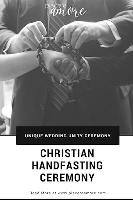 UNIQUE CHRISTIAN HANDFASTING CEREMONY Unity Ideas For Wedding Ceremony, Spiritual Ceremony Wedding, Christian Hand Fasting Ceremony, Christian Handfasting Ceremony, Unique Wedding Unity Ceremony, Wiccan Handfasting Ceremony, Handfasting Ceremony, Handfasting Vows Pagan, Unity Ceremony Ideas