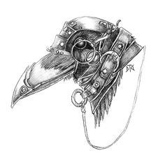 A creative steampunk raven head tattoo design for original guys. Steampunk Crow, Steampunk Tattoo Design, Steampunk Tattoos, Steampunk Drawing, Gear Tattoo, Crow Tattoo Design, Steampunk Bird, Moda Steampunk, Steampunk Tattoo