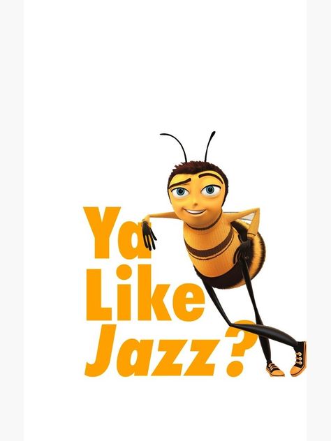 "Ya Like Jazz?" Case Jazz Meme, Barry Bee Benson, Bee Movie Memes, Ya Like Jazz?, Dreamworks Art, The Stranger Movie, Bee Movie, Movie Memes, Funny Profile