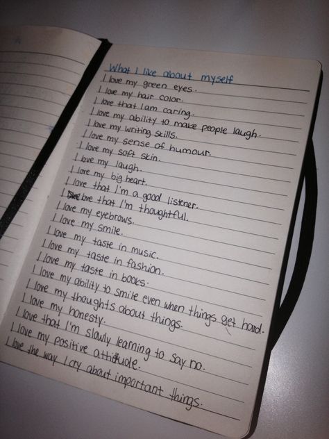 About Myself Journal, What I Love About Myself, Things I Love About Myself, Deserve To Be Happy, Feeling Low, Health Professional, About Myself, Good Listener, Things I Love