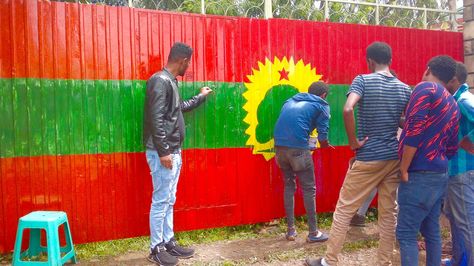 Ambo secondary and preparatory school beautifyied with oromo flag Oromo Flag, Flag, Quick Saves