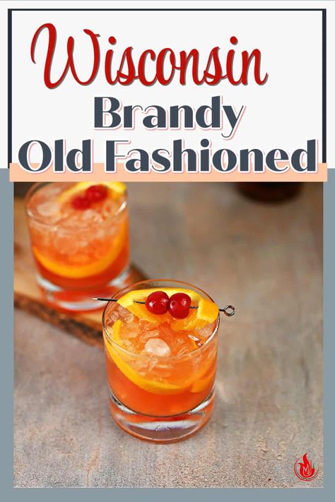 Looking for a refreshing and versatile cocktail? This Wisconsin Brandy Old Fashioned is a delightful mix of brandy, muddled fruits, and a touch of sweetness. 🍹🍒 Old Fashioned Mix Recipe, Cocktail Recipes Tequila, Cocktail Recipes For A Crowd, Brandy Old Fashioned, Old Fashioned Sweets, Vodka Cocktails Recipes, Grapefruit Soda, Apple Brandy, Quick Appetizers