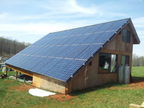 Solar Panels Architecture, Recycled Building, Cottage Extension, Solar Greenhouse, Garage Roof, Solar Panels For Home, Shed Roof, Solar House, The Shed