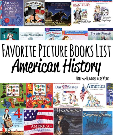 American History Picture Books, Cc Cycle 3 Book List, History Picture Books, Sensory Storytime, Sketchbook Tips, Classical Conversations Cycle 3, Rich School, American History Photos, American History Homeschool