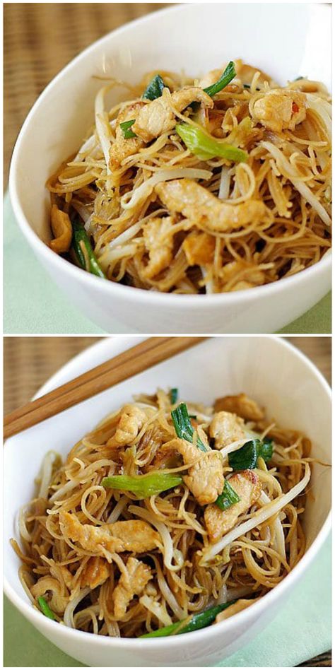 Fried Rice Vermicelli Noodles, Recipes With Rice Sticks, Rice Sticks Recipes, Chinese Vermicelli Recipes, Bean Vermicelli Recipes, Rice Stick Recipes, Rice Stick Noodles Recipes, Rice Vermicelli Recipes, Fried Vermicelli Noodles