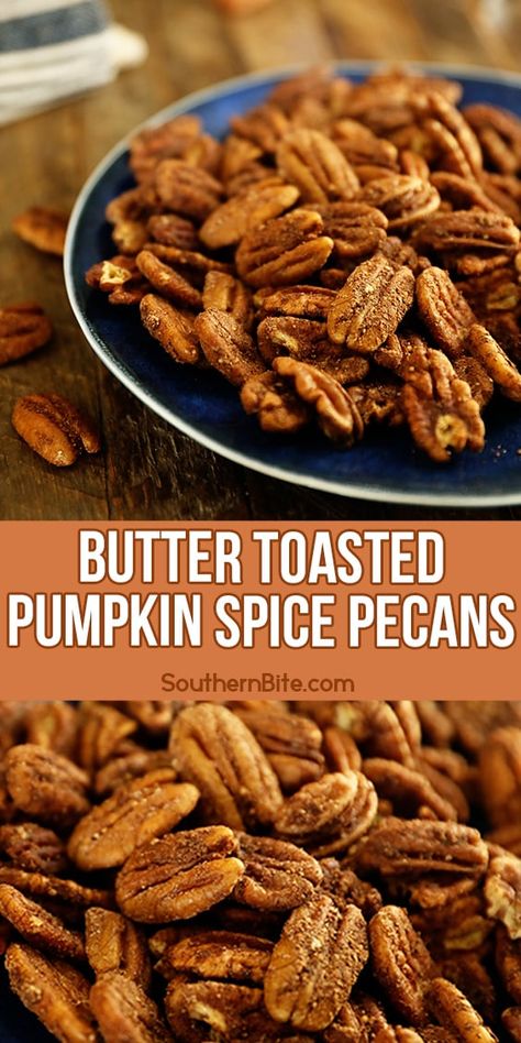 Pumpkin Spice Nuts Recipe, Pumpkin Spice Appetizers, Fall Dessert Charcuterie Board, Savory Fall Snacks, Tea Appetizers, Flavored Pecans, Autumn Charcuterie, Party Graphic Design, Honey Pecans