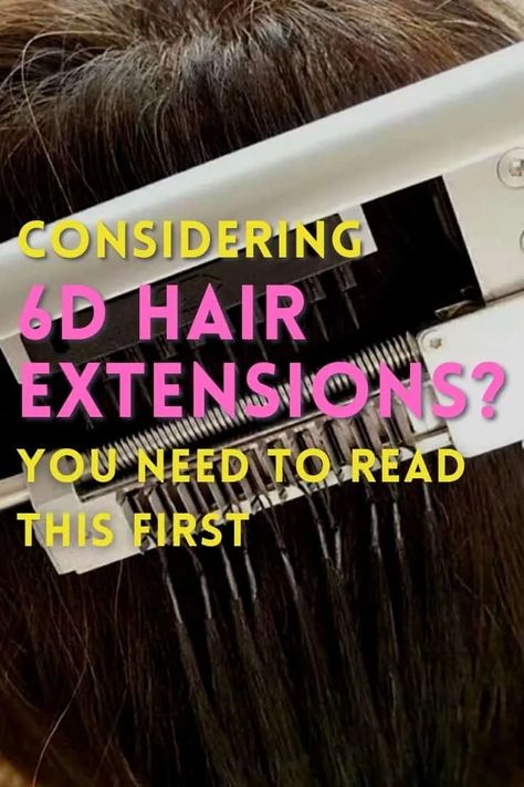 Considering 6D Hair Extensions? You Need to Read This First 6d Hair Extensions Before And After, Best Hair Extensions For Fine Hair, 6d Hair Extensions, Hair Extension Tips And Tricks, Fine Hair Volume, Grey Hair Extensions, Permanent Hair Extensions, Hair Extensions Tutorial, Cheap Hair Extensions