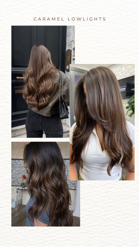 What to ask for at your hairdressers What To Ask For At The Hairdresser, What To Ask For Haircut, Caramel Lowlights, Highlights Brown Hair Balayage, Brown Hair Looks, Brown Hair Inspo, Brunette Hair With Highlights, Hairstyles For Layered Hair, Brown Hair Balayage