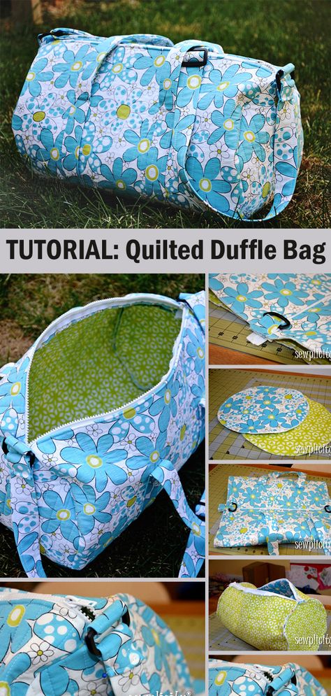 Diy Quilted Duffle Bag, Diy Duffel Bag Pattern, Diy Quilted Backpack, Easy Duffle Bag Pattern Free, Diy Weekend Bag Pattern Free, Large Duffle Bag Pattern Free, Quilted Duffel Bag Pattern, Duffle Bag Sewing Pattern Free, Quilted Weekender Bag Pattern