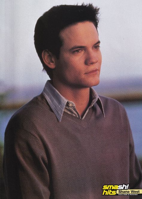 Shane West A Walk To Remember, Shane West 90s, A Walk To Remember, Shane West, Smash Or Pass, Drama Actors, Fan Girl, Smash Book, Great Movies