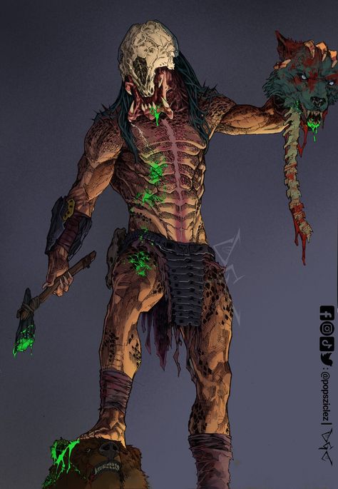 Predator Concept Art, Prey Predator, Feral Predator, Predator Yautja, Predator Artwork, Predator Alien Art, Predator Movie, Alien Artwork, Alien Character