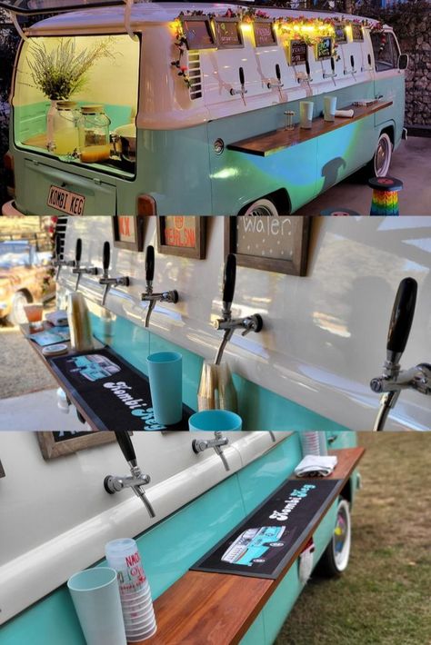 Kombi Food Truck, Beer Truck, Coffee Trailer, Beer Wall, Bar Stand, Beer Dispenser, Coffee Truck, Food Stands, Beer Taps