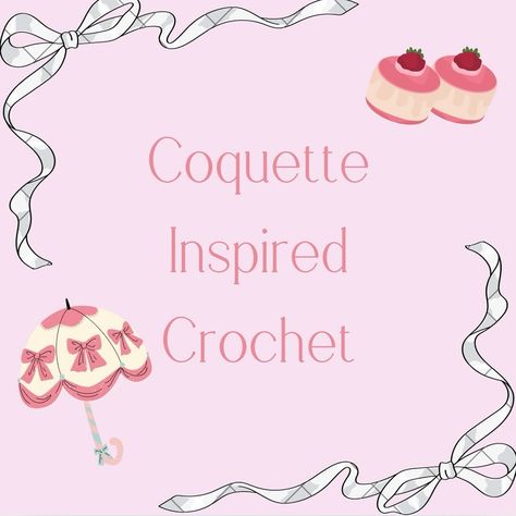 I just recently learned about the coquette trend and then started seeing it all over Pinterest 🎀🌸👛🩰 #crochet #crochetinspiration #crochetersofinstagram #coquette #pink #crochetbag #roomdecor #crochetdress Coquette Crochet, Crochet Coquette, Coquette Pink, Crochet Dress, Crochet Bag, See It, Room Decor, Crochet, Pink