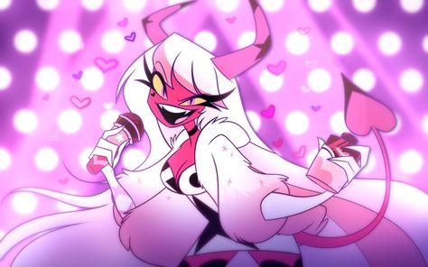 Veronica Mayday, Helluva Boss Verosika Mayday, Verosica Mayday, Verosika Mayday, Alastor Hazbin Hotel, Shall We Date, Vivziepop Hazbin Hotel, Computer Desktop, Hotel Art