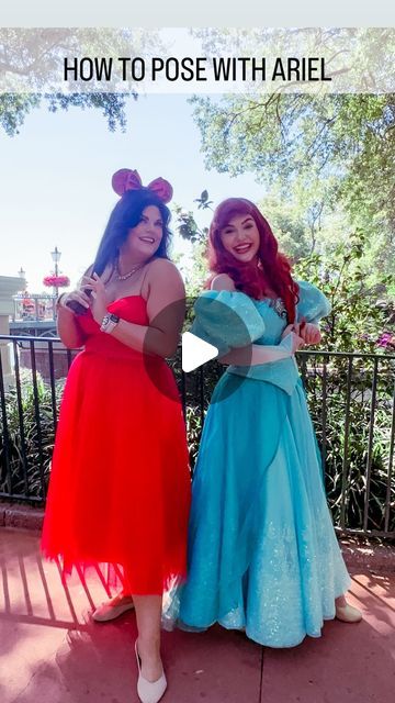 Julie Foley | Magically-Inspired Accessories on Instagram: "Save this so you can try these poses! 
🧜🏻‍♀️
How to pose with Ariel:
🍴Brushing your hair with a Dinglehopper
👗 Show off your princess dress
⛵️ Looking for Prince Eric

What princess should I do next? 

📍International Gateway (Across from the World Traveler gift shop) 

Wanna Twin? 
🧜🏻‍♀️ Dress and shoes @amazon (dress comes in several colors - shoes are very comfy for park days)
👑 Ears @shopdisneyparks 
♥️ Earrings @momminwiththemouse 
💎 Necklace, Bracelet and Ring @diamonddollsco 
.
.
.
.
#ariel #disneyphotopass #howtopose #howtoposeforpictures #characterphotography #disneylifestylers #disneylifestyle #dapperday2024 #dapperday" How To Pose For Pictures, Shoes Amazon, Disney Lifestyle, Dress And Shoes, Bracelet And Ring, Prince Eric, Amazon Dresses, Dapper Day, How To Pose