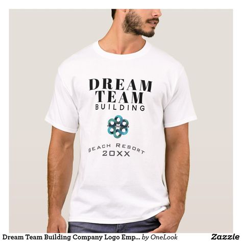 Dream Team Building Company Logo Employee T-Shirt  #tshirt #teambuilding #logo Building Company Logo, Cricut Explore Projects, Building Company, Unique T Shirt Design, Building Activities, Building Companies, Team Building Activities, The Grind, Unique T Shirt