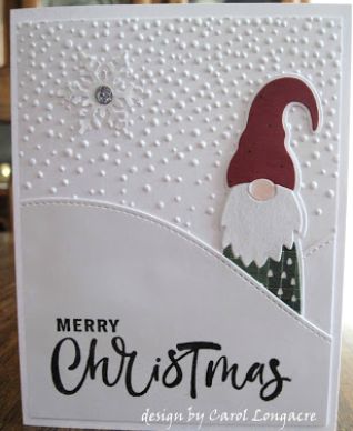 Christmas Card Gnomes, Christmas Card Stamping Ideas, Christmas Cards To Make With Cricut, Christmas Gnomes Cards, Handmade Gnome Christmas Cards, Christmas Cards With Gnomes, Christmas Gnome Cards Handmade, Gnome Xmas Cards, Cricut Christmas Card Ideas