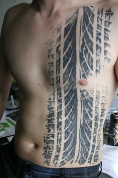 Cool tattoo idea. Tire tread! Chevy Tattoo, Jeep Tattoo, Auto Tattoo, Motor Tattoo, Mechanic Tattoo, Biker Tattoos, Car Tattoos, Healing Tattoo, Tire Tread