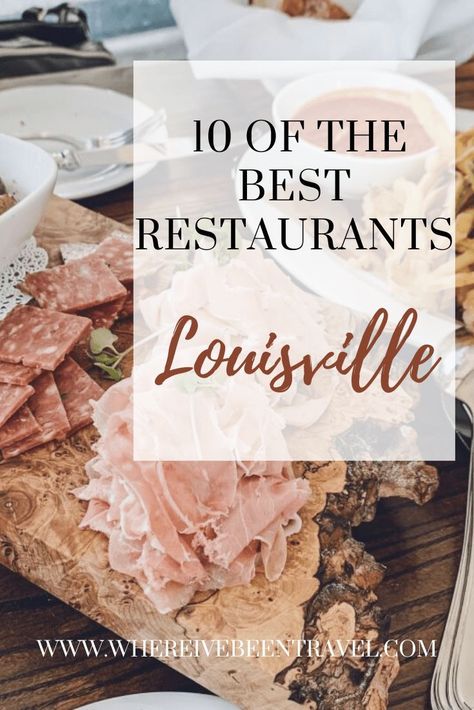 Jun 16, 2020 - Louisville is a great midwestern city with a booming food scene. Check out this list of ten of my favorite restaurants. #Louisville #Kentucky #LouisvilleRestaurants Louisville Kentucky Restaurants, Louisville Restaurants, Kentucky Food, Wine Inspiration, Louisville Slugger Museum, Travel Restaurant, Kentucky Bourbon Trail, Kentucky Travel, North America Travel Destinations