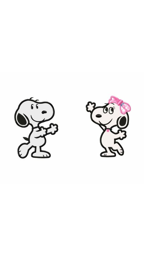 Snoopy And His Girlfriend, Matching Snoopy Wallpaper, Snoopy Love Wallpaper, Snoopy Matching Pfp, Snoopy Girlfriend, Hug Time, Snoopy Baby Shower, Snoopy Baby, Snoopy Drawing