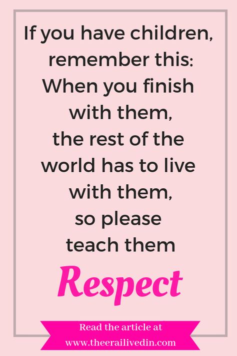 As a parent, it is critical to raising respectful, wholesome kids. This respectful parenting quote is an inspirational, positive parenting quote to live by. Read a detailed article on my blog. #theerailivedin #respect #respectfulparenting #calmmom #happykids #gentleparenting #respectquotes #quotestoliveby #parentingquotes #quotes Single Mum Quotes, Respect Parents Quotes, Raising Teenager Quotes, Good Parenting Quotes, Respectful Parenting, Adult Children Quotes, Respect Parents, Raising Kids Quotes, Bad Parenting Quotes