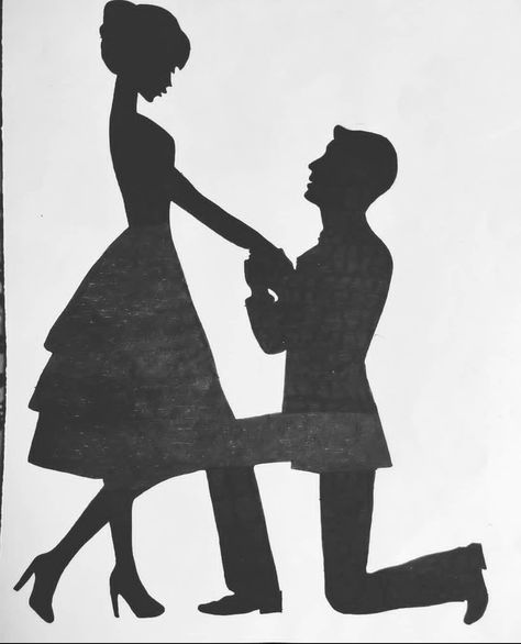 Couple's love 💕 easy drawing idea Couple Easy Drawing, Easy Drawing, Couple Drawings, Easy Drawings, Human Silhouette, Art Gallery, Drawings, Art