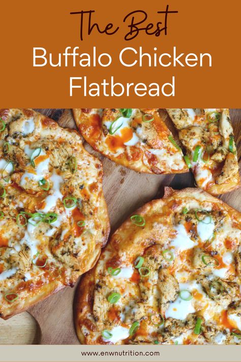 Get ready for the ultimate game day appetizer this football season - The Best Buffalo Chicken Flatbread Pizza! This simple chicken recipe combines the bold flavors of buffalo chicken with a crispy flatbread crust, making it the perfect choice for football tailgates or game day parties. Don't miss out on this easy and delicious buffalo chicken pizza; give it a try today! Home Made Flatbread Pizza, Chicken On Naan Bread, Nashville Hot Chicken Flatbread, Buffalo Flatbread Pizza, Buffalo Chicken Pita Pizza, Artisan Flatbread Recipes, Chicken Foccacia Recipes, Buffalo Chicken Naan Pizza, Make Ahead Flatbread