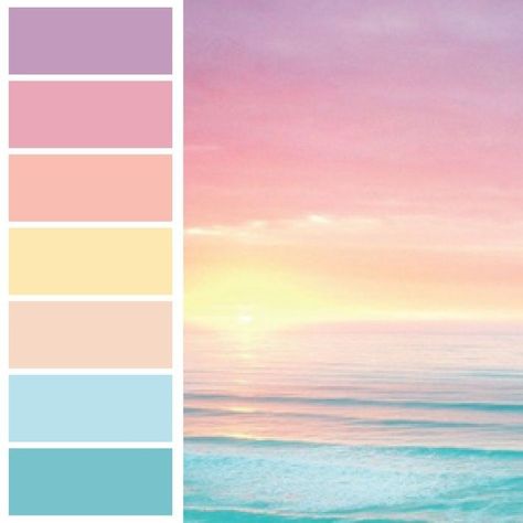 Pastel Color Schemes, Palette Design, Color Schemes Colour Palettes, Pastel Colour Palette, Beach Color, Color Palette Design, Colour Board, Colour Palettes, Colour Schemes